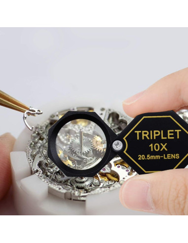 Lupa de Joyero 10x DANOPLUS KIB-250 con Lente Triplete 20.5mm