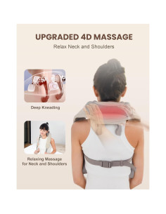 Masajeador de Cuello Heycool 4D Inalámbrico con Calor 2