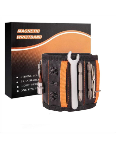 Pulsera Magnética Fluox Fuya con 2 Bolsillos Ajustable