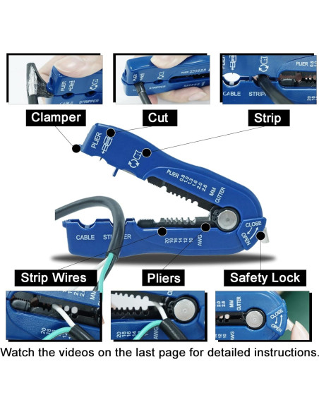 Desnudador de Cables ORX PLUS TOOLS 10-20 AWG Manual Desnudador de Cables ORX PLUS TOOLS 10-20 AWG Manual
