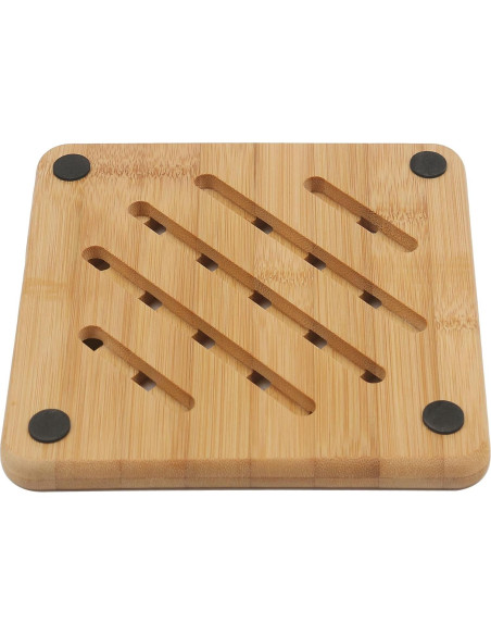 Juego de Alfombrillas de Bambú Natural CHUNHUI 6 Piezas Juego de Alfombrillas de Bambú Natural CHUNHUI 6 Piezas