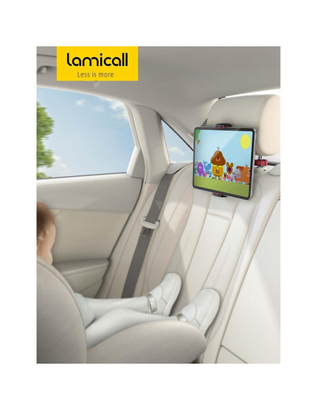 Soporte para Tableta Lamicall Rojo para Auto 4.7-13" Soporte para Tableta Lamicall Rojo para Auto 4.7-13"