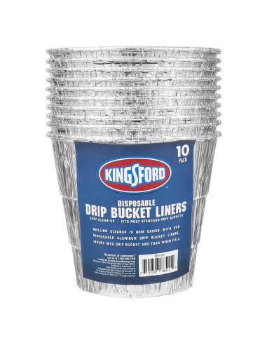 Forros desechables para cubos de goteo Kingsford, 10 unidades
