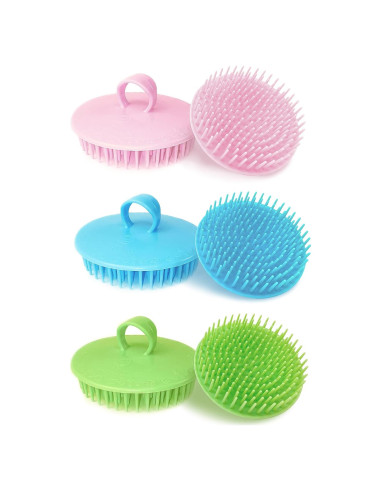 Exfoliador de Cuero Cabelludo DF 6 Piezas Masajeador
