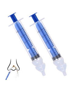 Irrigador Nasal Portátil YJWZWE para Bebé 10ml Silicona 2Pcs