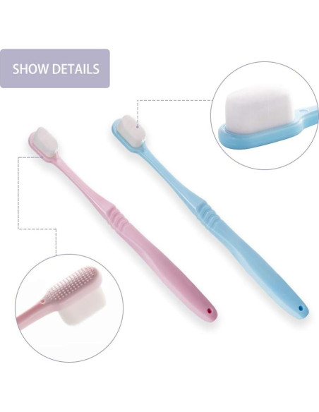 Cepillo de Dientes Extra Suave DI QIU REN para Encías Sensibles Cepillo de Dientes Extra Suave DI QIU REN para Encías Sensibles