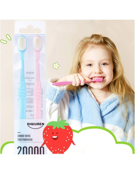Cepillo de Dientes Extra Suave DI QIU REN para Encías Sensibles Cepillo de Dientes Extra Suave DI QIU REN para Encías Sensibles