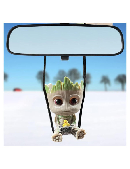 Colgante Espejo Retrovisor Coche WYJS Hombre Árbol Sonriente Colgante Espejo Retrovisor Coche WYJS Hombre Árbol Sonriente