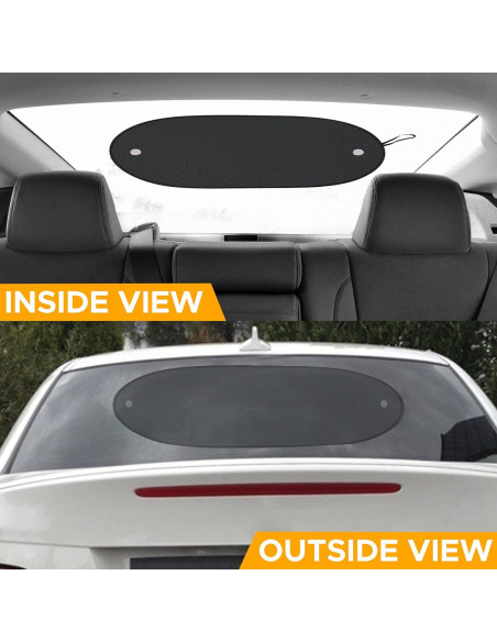Sombra Solar EcoNour para Ventana Trasera de Coche 76.2x38.1cm Sombra Solar EcoNour para Ventana Trasera de Coche 76.2x38.1cm