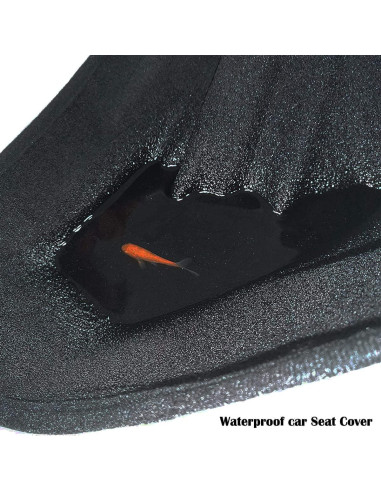 Protector de Asiento de Coche LoyaGour Negro 74.93x142.24cm