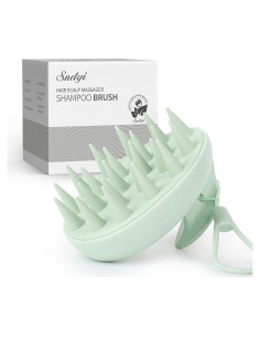 Cepillo Masajeador Sndyi para Cuero Cabelludo Verde