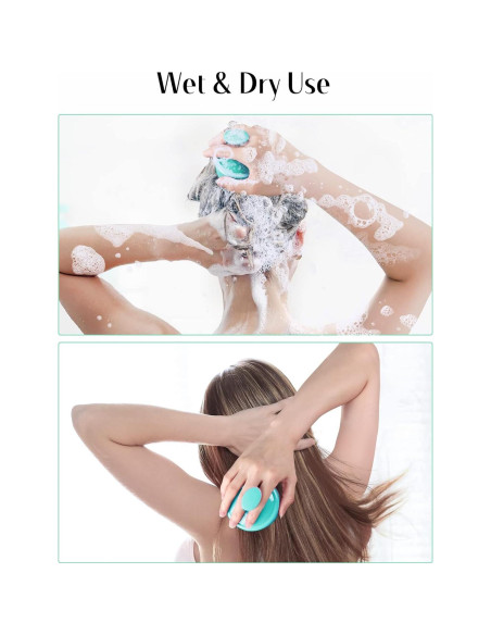 Masajeador de Cuero Cabelludo HEETA Verde para Cabello Masajeador de Cuero Cabelludo HEETA Verde para Cabello