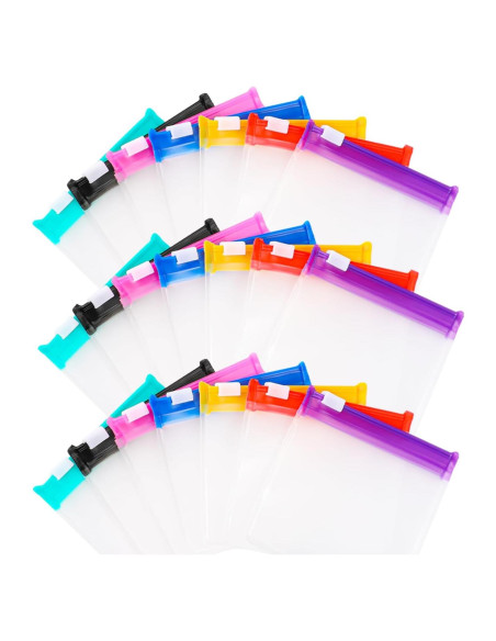 21 Bolsas de Pastillas EVA con Cierre Zip - 7 Colores 21 Bolsas de Pastillas EVA con Cierre Zip - 7 Colores