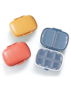 Organizador de Pastillas de Viaje MEACOLIA 8 Compartimentos