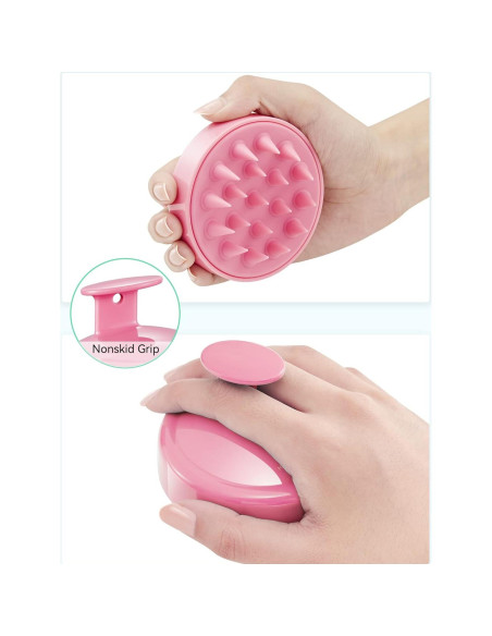 Masajeador de Cuero Cabelludo HEETA HP505P Rosa Suave Masajeador de Cuero Cabelludo HEETA HP505P Rosa Suave