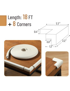 Protectores de Esquinas y Bordes Mr. Pen 5.49m - 9 Piezas 2