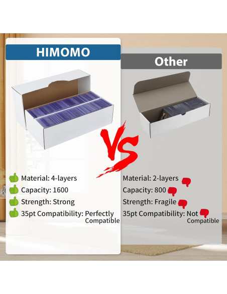 Caja de Almacenamiento de Cartas HIMOMO 6 Unidades 1600 Cartas Caja de Almacenamiento de Cartas HIMOMO 6 Unidades 1600 Cartas