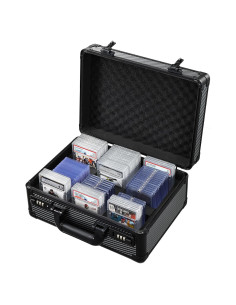 Caja de Almacenamiento de Cartas Boldblox 99+ PSA y 350 Toploaders