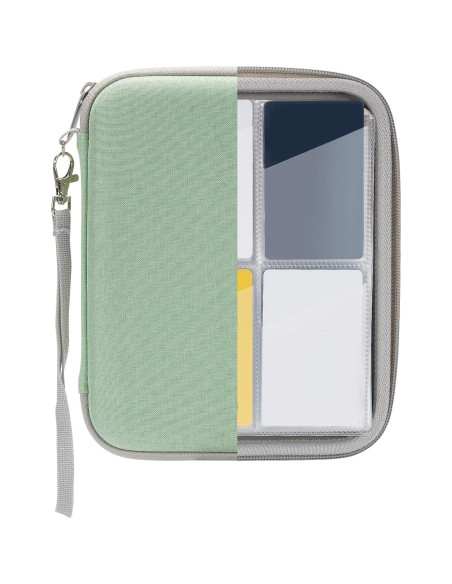 Funda organizadora de tarjetas Yoto Jeachan 80 bolsillos Verde Funda organizadora de tarjetas Yoto Jeachan 80 bolsillos Verde