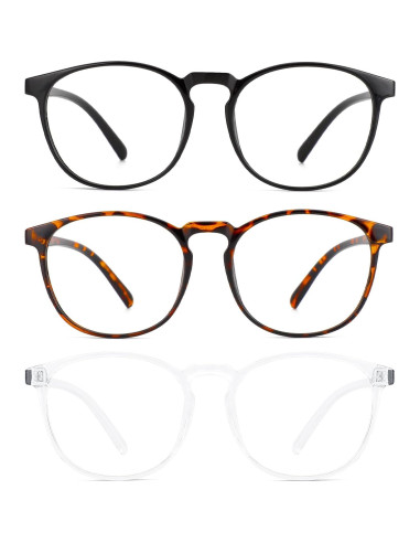 Gafas Anti Luz Azul Przene 3 Pack Unisex Retro