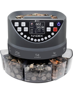 Clasificador de Monedas Nadex S900 con 48 Envoltorios 2