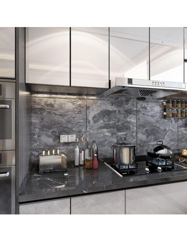 Papel Contacto Autoadhesivo TOTIO Mármol Gris 40x500 cm Mate