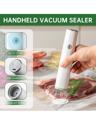 Sellador al vacío THETCHRY Kit Chef 32 Bolsas Reutilizables