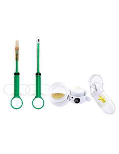 Dispensador de Medicamentos para Mascotas Giiiiump 4 en 1 Verde