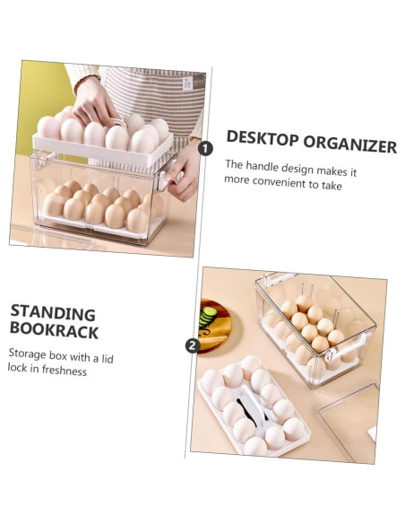 Organizador de Huevos para Refrigerador Genérico 27.8x18cm Organizador de Huevos para Refrigerador Genérico 27.8x18cm
