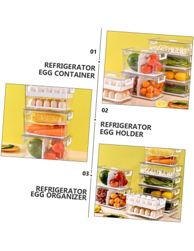 Organizador de Huevos para Refrigerador Genérico 27.8x18cm