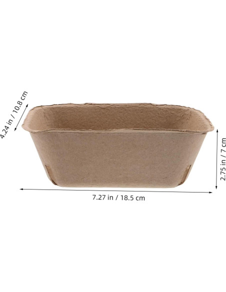 Bandejas de Pulpa Cabilock 20pcs para Frutas y Verduras Bandejas de Pulpa Cabilock 20pcs para Frutas y Verduras