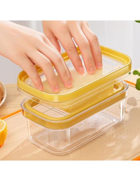Cortador de Mantequilla 2-en-1 Restynic con Contenedor 226 g Cortador de Mantequilla 2-en-1 Restynic con Contenedor 226 g