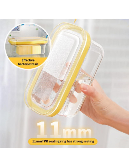 Cortador de Mantequilla 2-en-1 Restynic con Contenedor 226 g Cortador de Mantequilla 2-en-1 Restynic con Contenedor 226 g