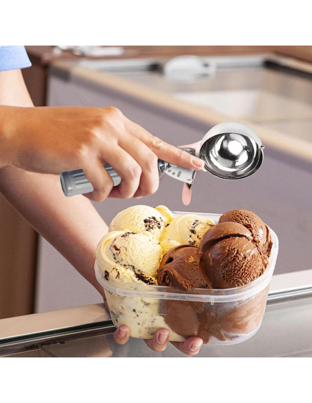 Juego de Cucharas para Helado TIYOORTA - Acero Inoxidable 2 Piezas Juego de Cucharas para Helado TIYOORTA - Acero Inoxidable 2 Piezas