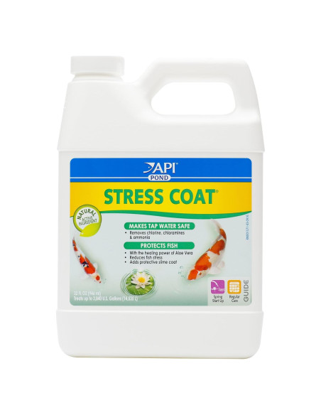 API POND STRESS COAT Acondicionador de Agua 946 ml para Estanques API POND STRESS COAT Acondicionador de Agua 946 ml para Estanques