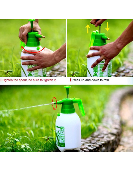 Pulverizador de Jardín JoyTube 2L con Boquilla Ajustable Pulverizador de Jardín JoyTube 2L con Boquilla Ajustable