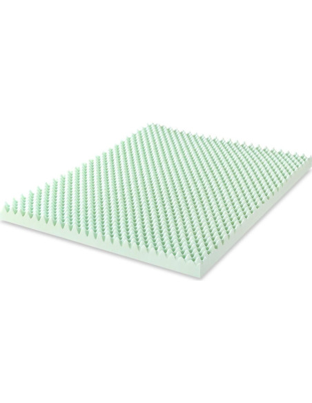 Colchón Reina Corta 4" Espuma Viscoelástica Mejor Precio Té Verde Colchón Reina Corta 4" Espuma Viscoelástica Mejor Precio Té Verde