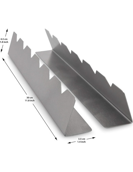 Soporte Elevado para Brochetas Venmark - Acero Inoxidable - 6 Brochetas Soporte Elevado para Brochetas Venmark - Acero Inoxidable - 6 Brochetas