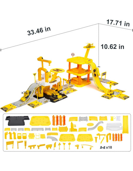 Juego de construcción TOY Life - Vehículos y garaje 50 piezas Juego de construcción TOY Life - Vehículos y garaje 50 piezas