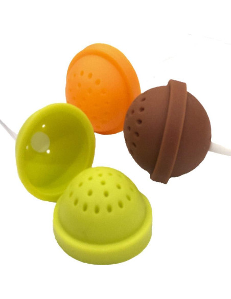 Juego de Infusores de Té Sanderala Lollipop - 3 Piezas Silicona Juego de Infusores de Té Sanderala Lollipop - 3 Piezas Silicona