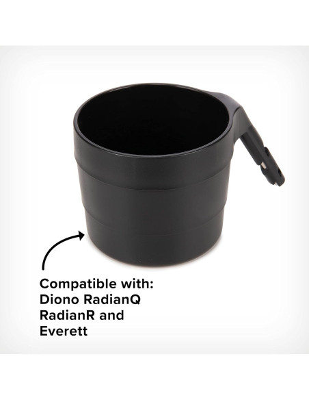Soportes para Tazas Diono XL - Paquete de 2 - Negro Soportes para Tazas Diono XL - Paquete de 2 - Negro
