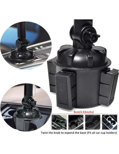 Soporte para Walkie Talkie HYS para Coche - Clip Portavasos