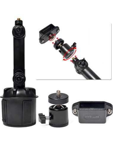 Soporte para Walkie Talkie HYS para Coche - Clip Portavasos