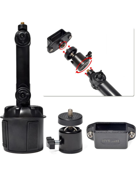 Soporte para Walkie Talkie HYS para Coche - Clip Portavasos Soporte para Walkie Talkie HYS para Coche - Clip Portavasos