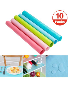 Paquete de 10 Tapetes Antideslizantes Winshall para Refrigerador 2