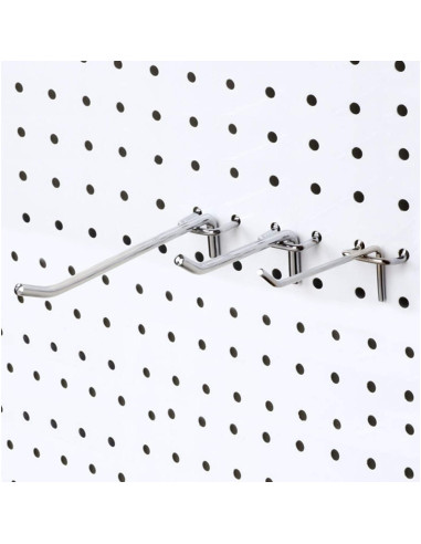 Ganchos de Tablero de Clavos Foraineam 60 Piezas 15 y 20 cm