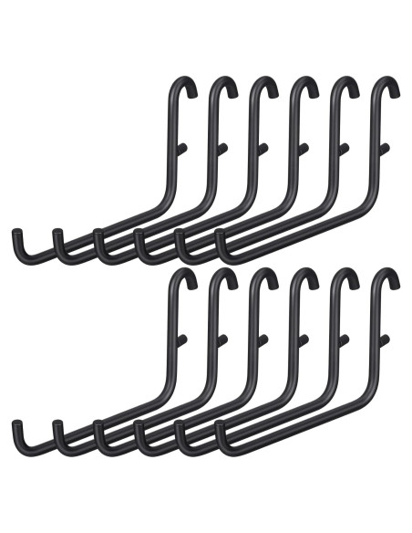 Ganchos para Tablero Perforado GlikCeil 12 Pcs 6x9.5 cm Ganchos para Tablero Perforado GlikCeil 12 Pcs 6x9.5 cm