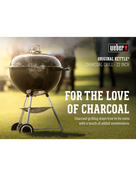 Parrilla de Carbón Weber Original Kettle 22" Negra - 55.88 cm Parrilla de Carbón Weber Original Kettle 22" Negra - 55.88 cm