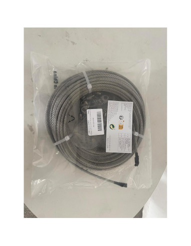 Cable de acero inoxidable 3/16 JINYI 30.48m 1678kg resistencia