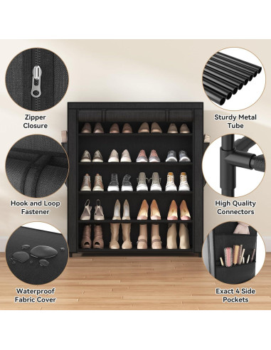 Estante para Zapatos VILICK 5 Niveles Ahorra Espacio 20-24 Pares